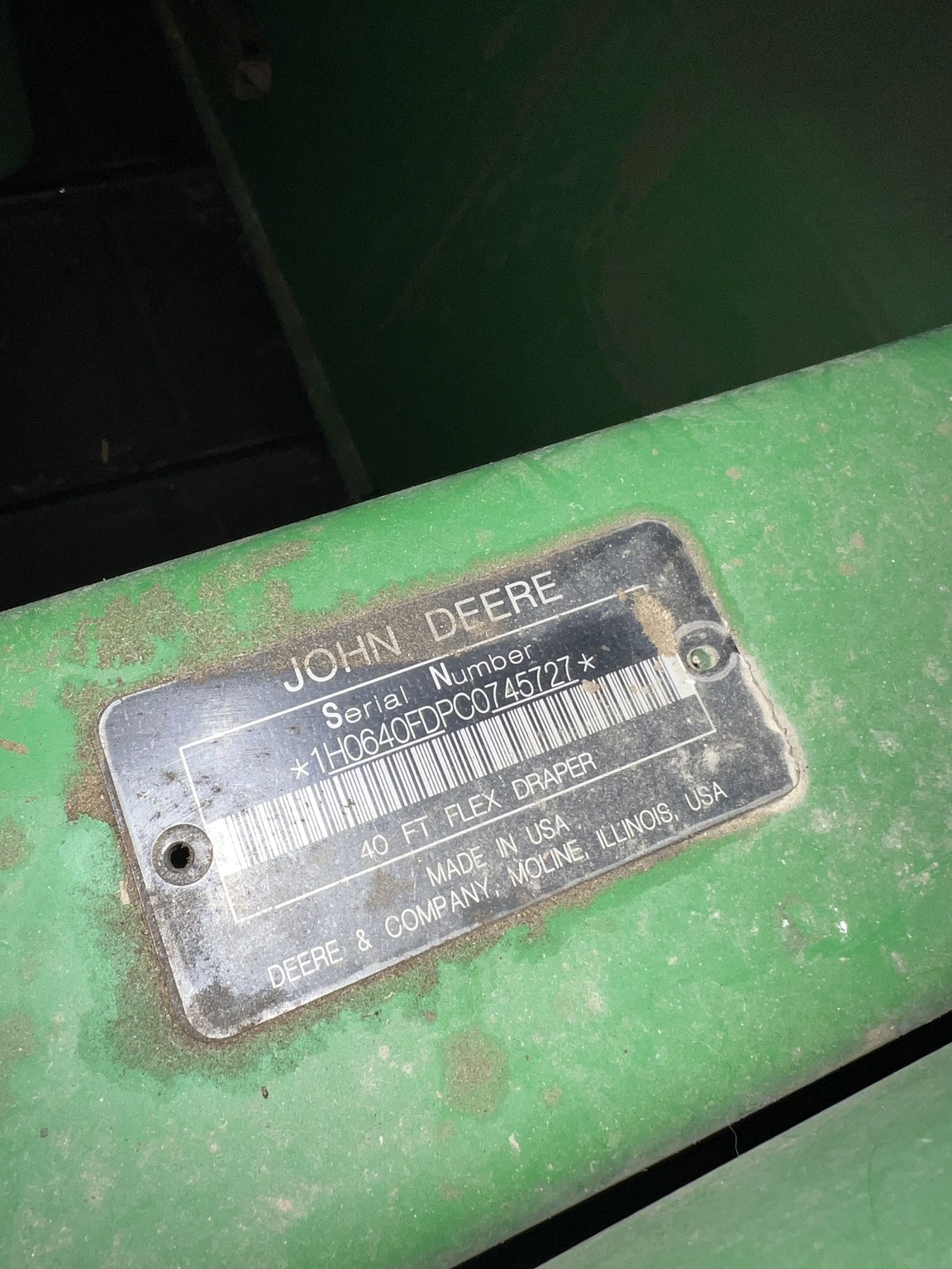 2012 John Deere 640FD Image 9