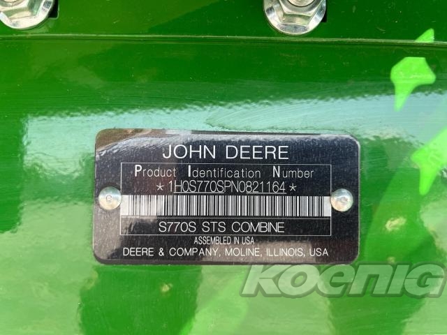 Used 2022 John Deere S770 Combines at Koenig Equipment in Anna, OH - PhotoXL37