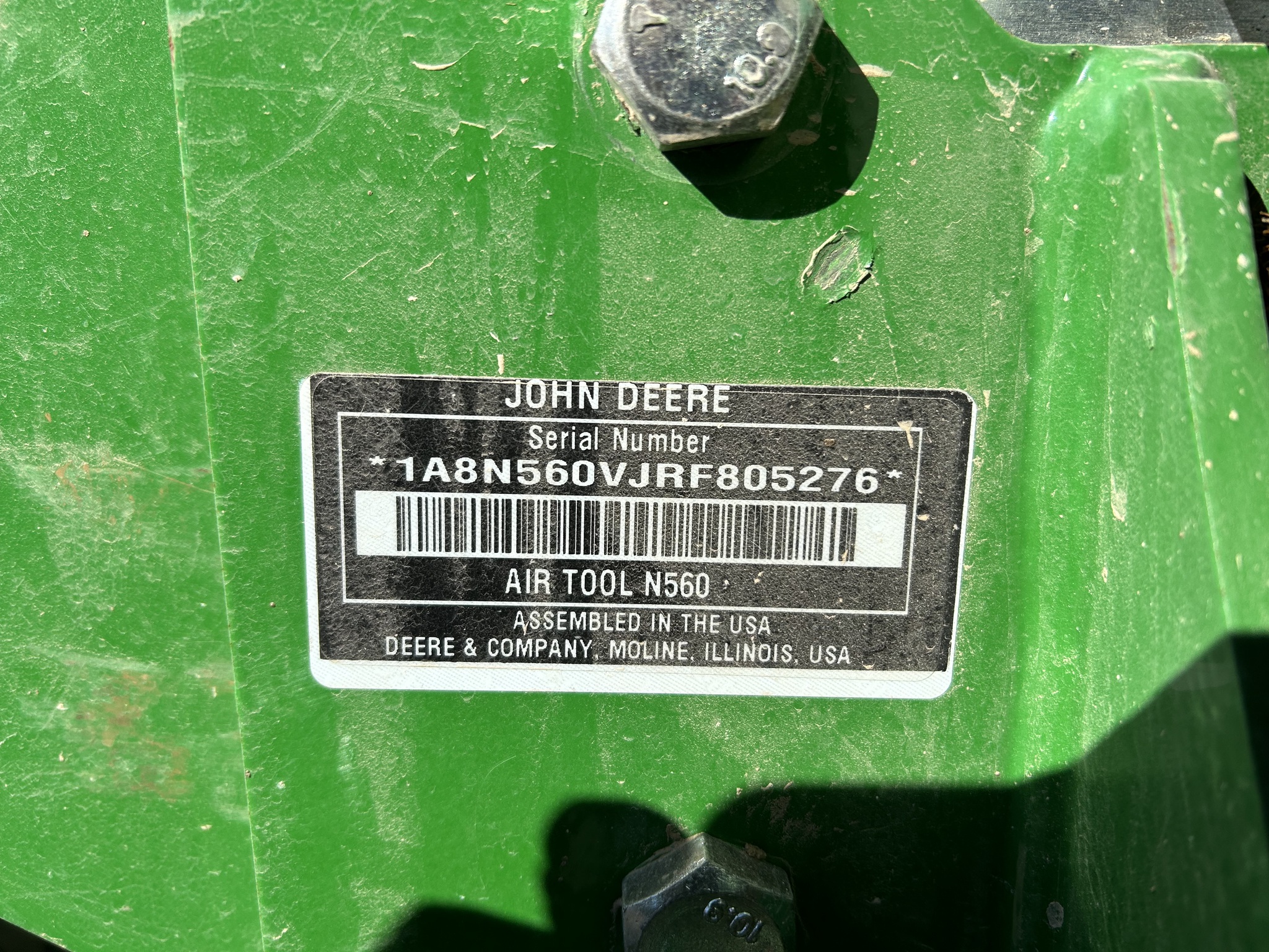  2024 John Deere N560 at Heritage Tractor in Pittsburg, KS