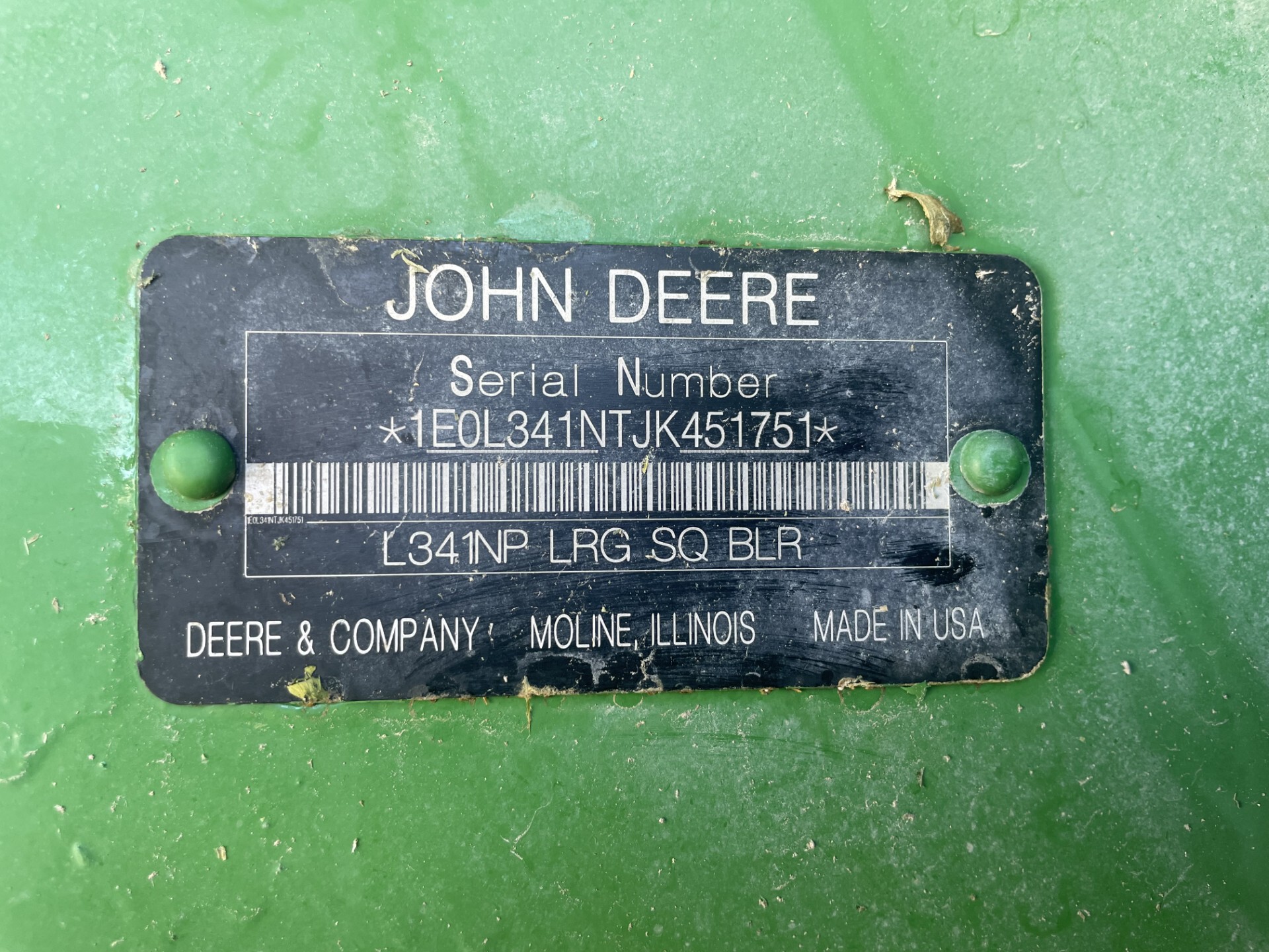 2019 John Deere L341 Image 30