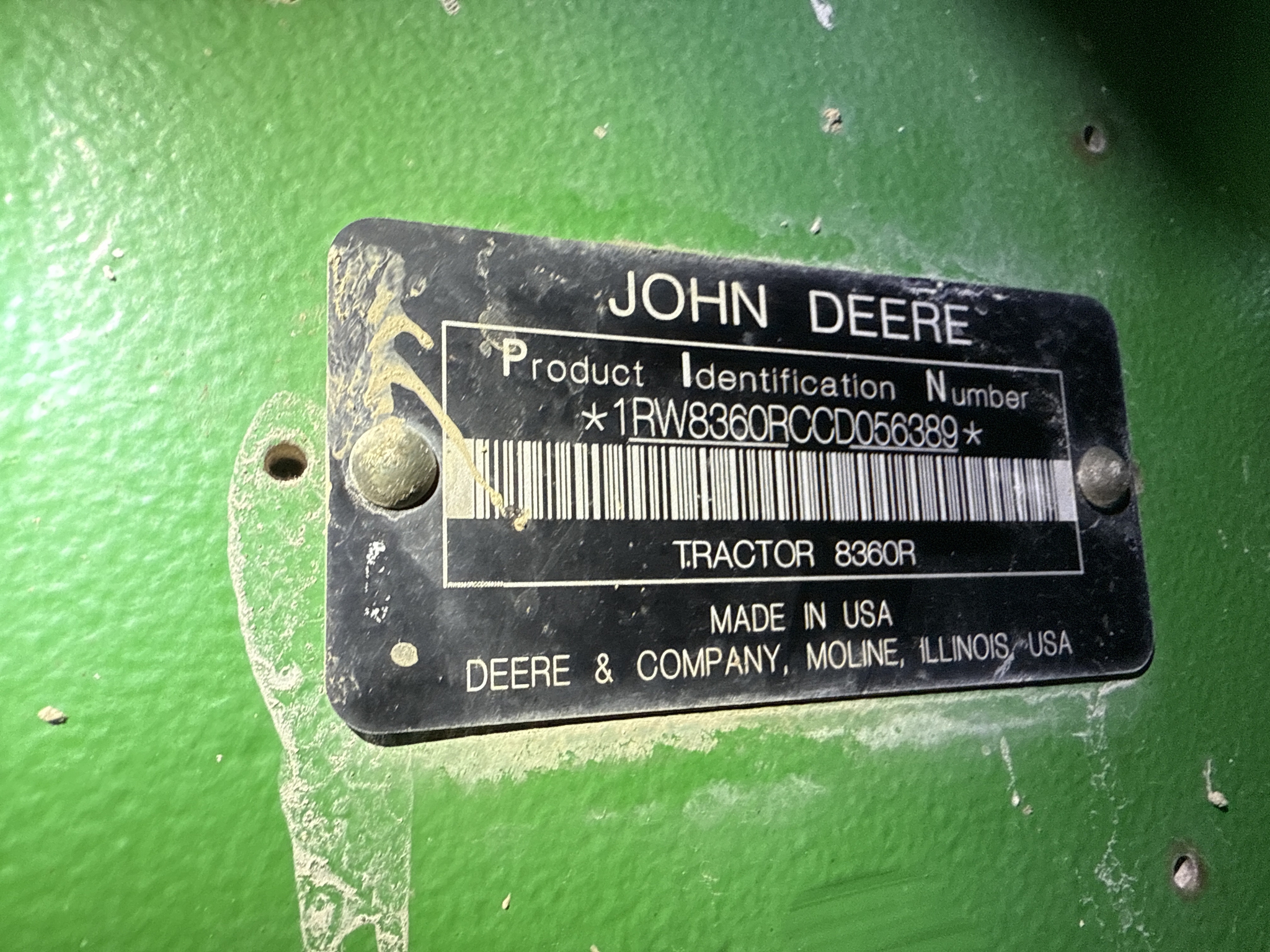 2012 John Deere 8360R Image 67