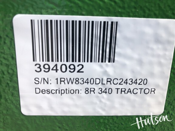 Photo of 2024 John Deere 8R 340