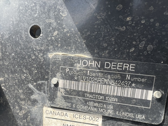 2022 John Deere 1025R