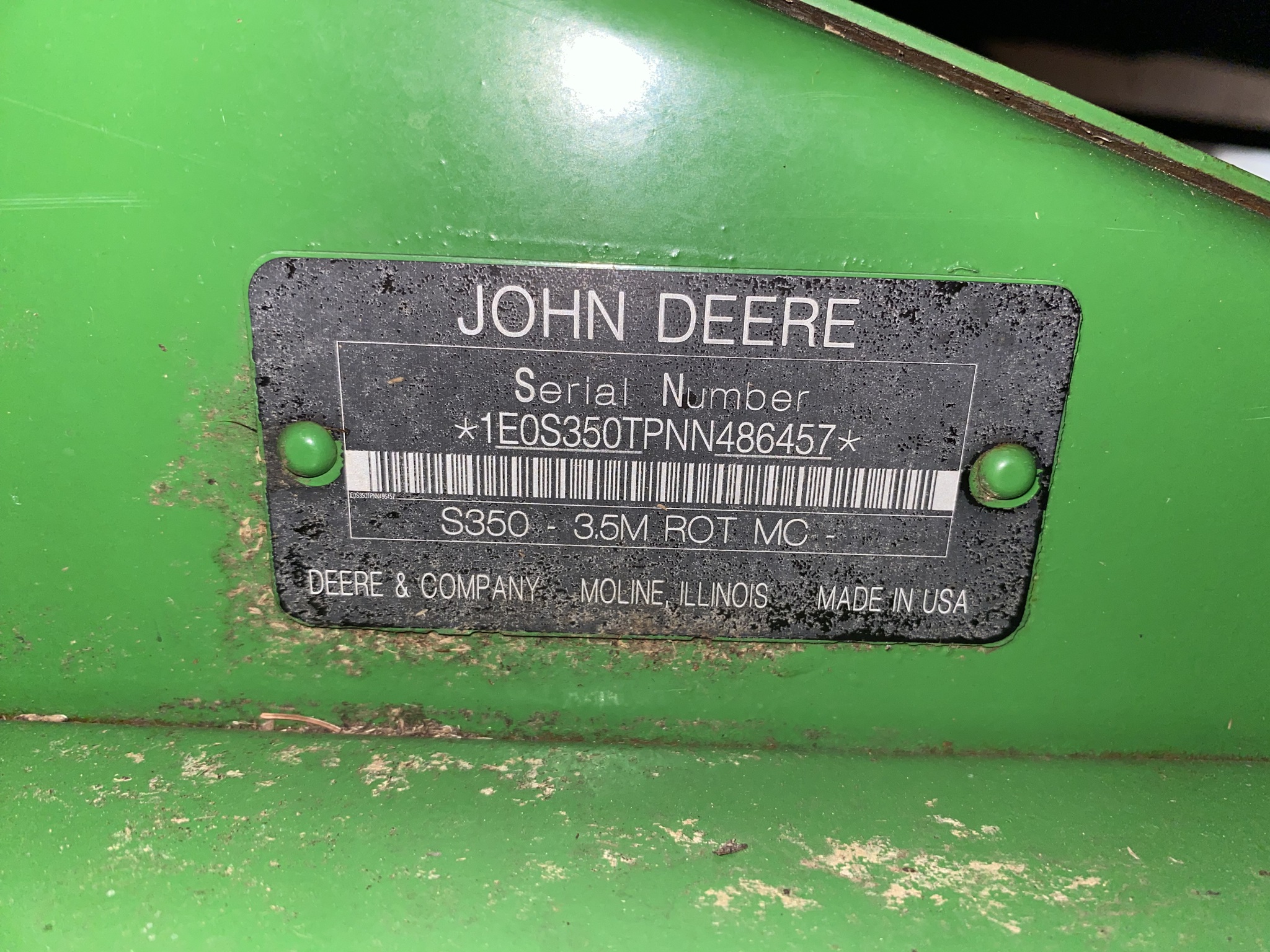 2022 John Deere S350 Image 10