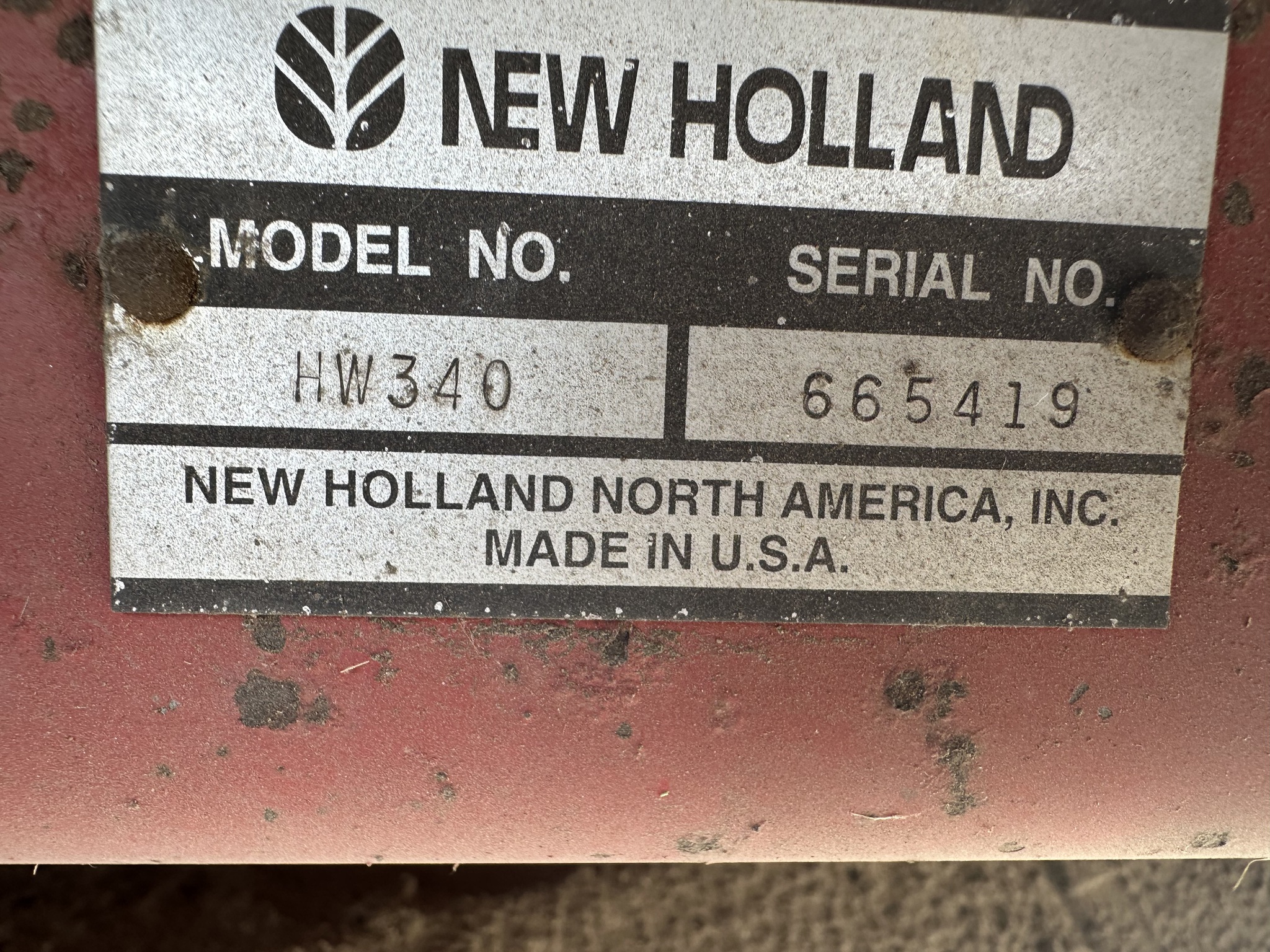 2002 New Holland HW340 Image 5