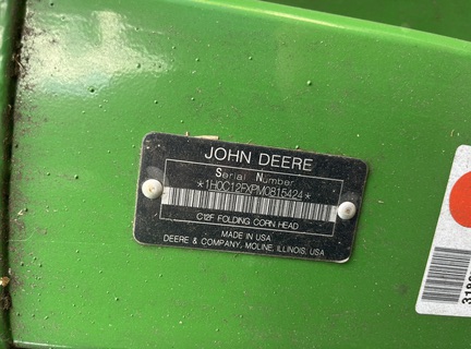 Photo of 2021 John Deere C12F