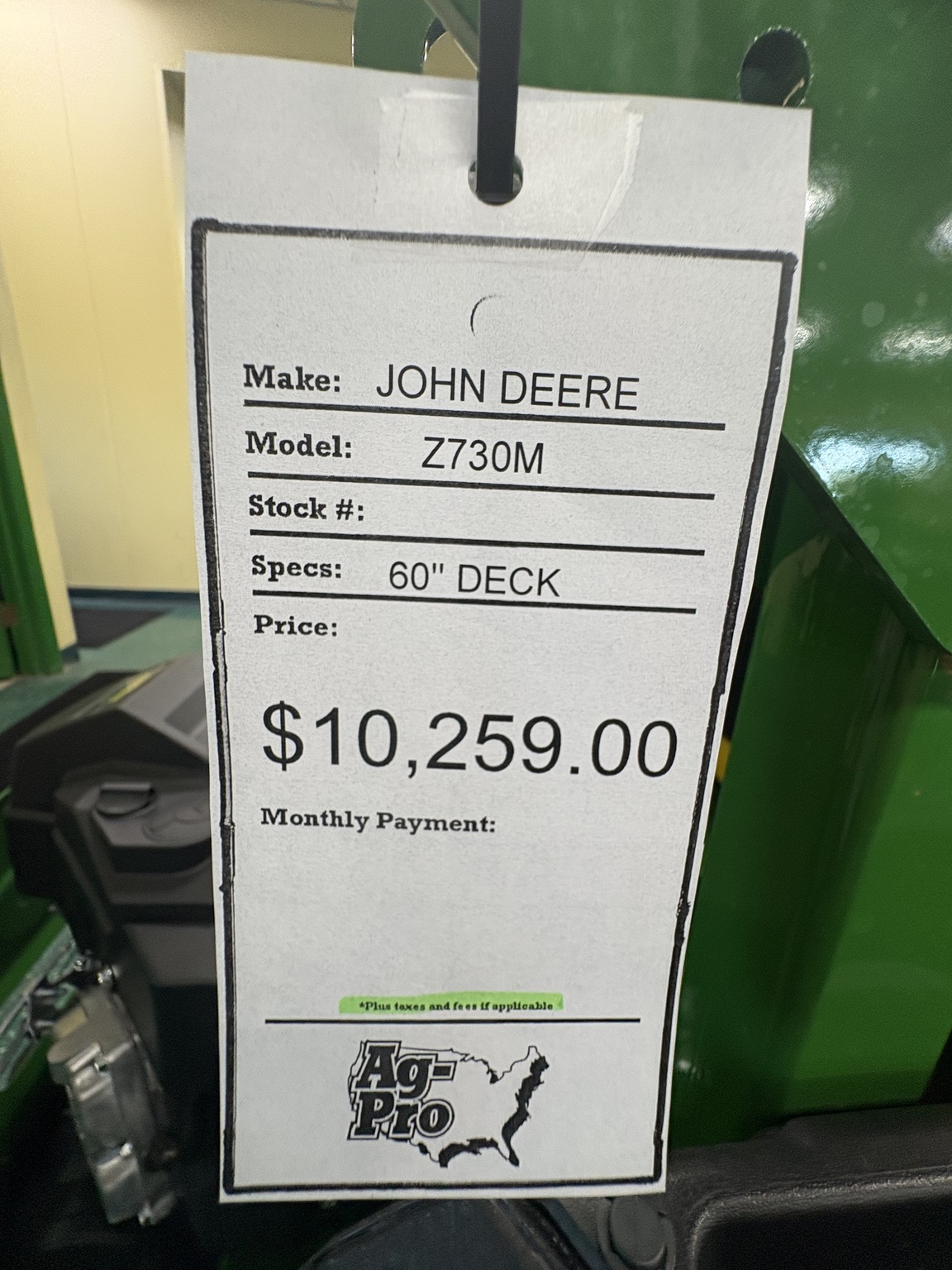 2025 John Deere Z730M Image 2