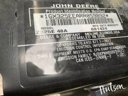 Photo of 2024 John Deere Z325E