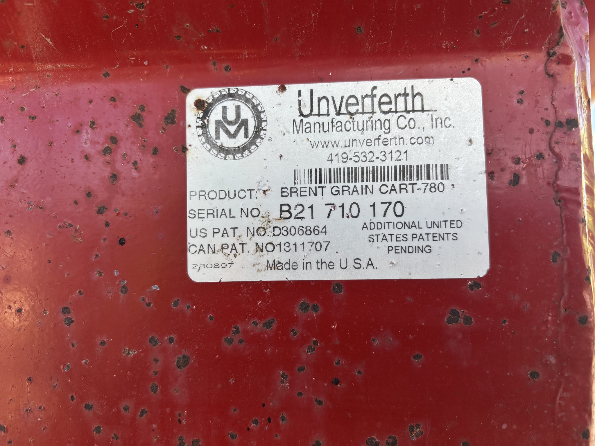  2005 Brent 780 at Heritage Tractor in Macomb, IL