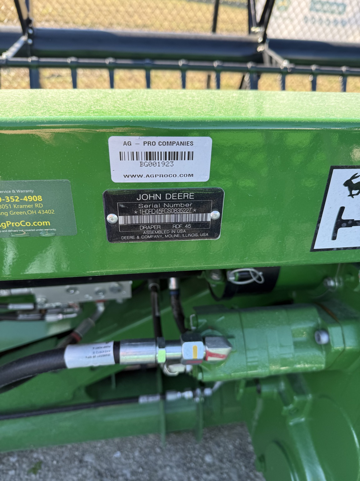 John Deere RDF 45 Image 11