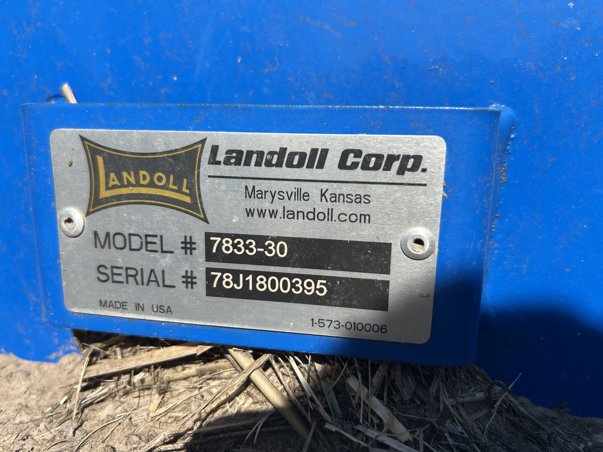  2017 Landoll 7833-30 at Heritage Tractor in Clinton, MO