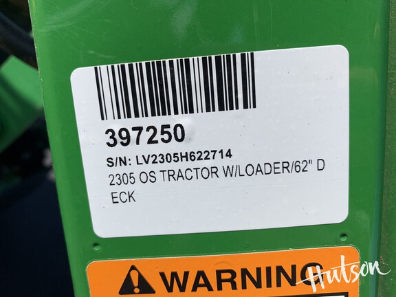 Photo of 2010 John Deere 2305