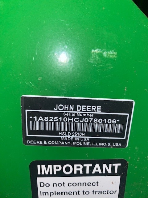2019 John Deere 2510H Image 2