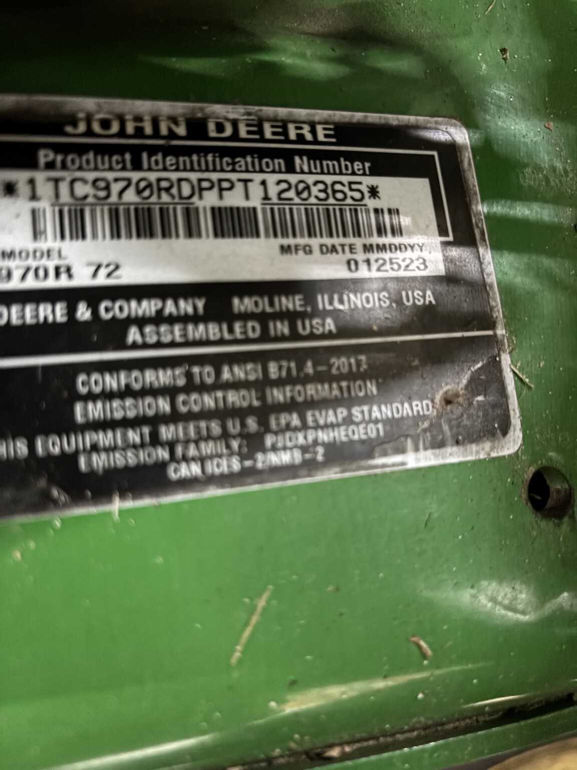 2023 John Deere Z970R Image 5