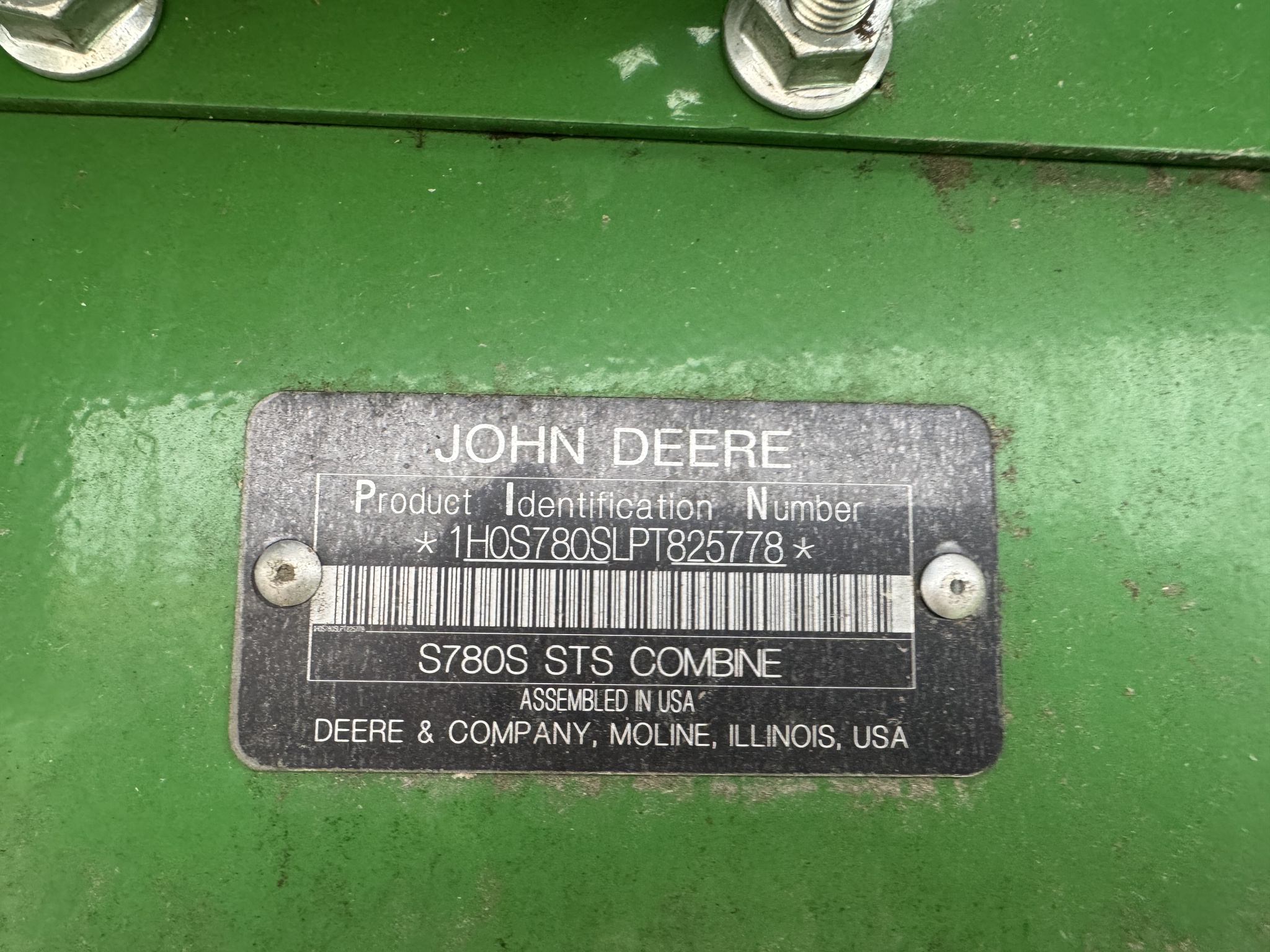 2023 John Deere S780 Image 2
