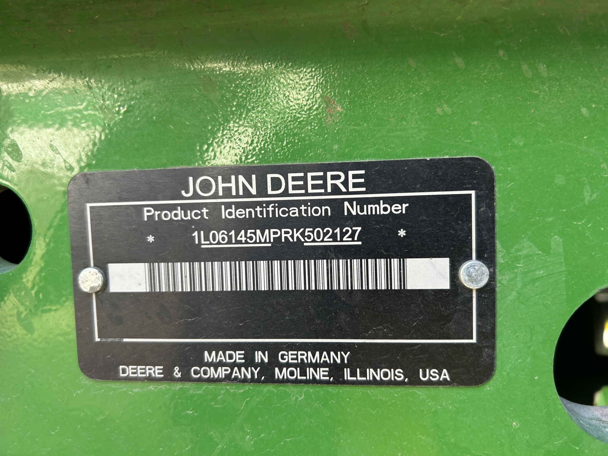  2025 John Deere 6145M at Heritage Tractor in Adrian, MO