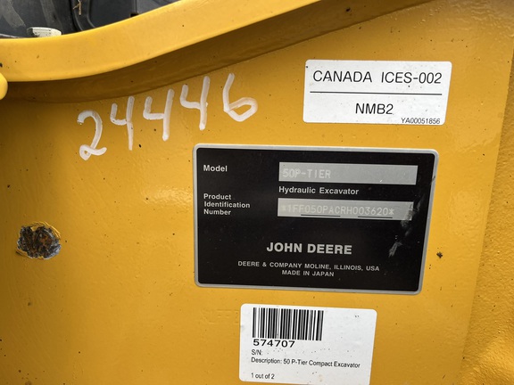 2024 John Deere 50 P