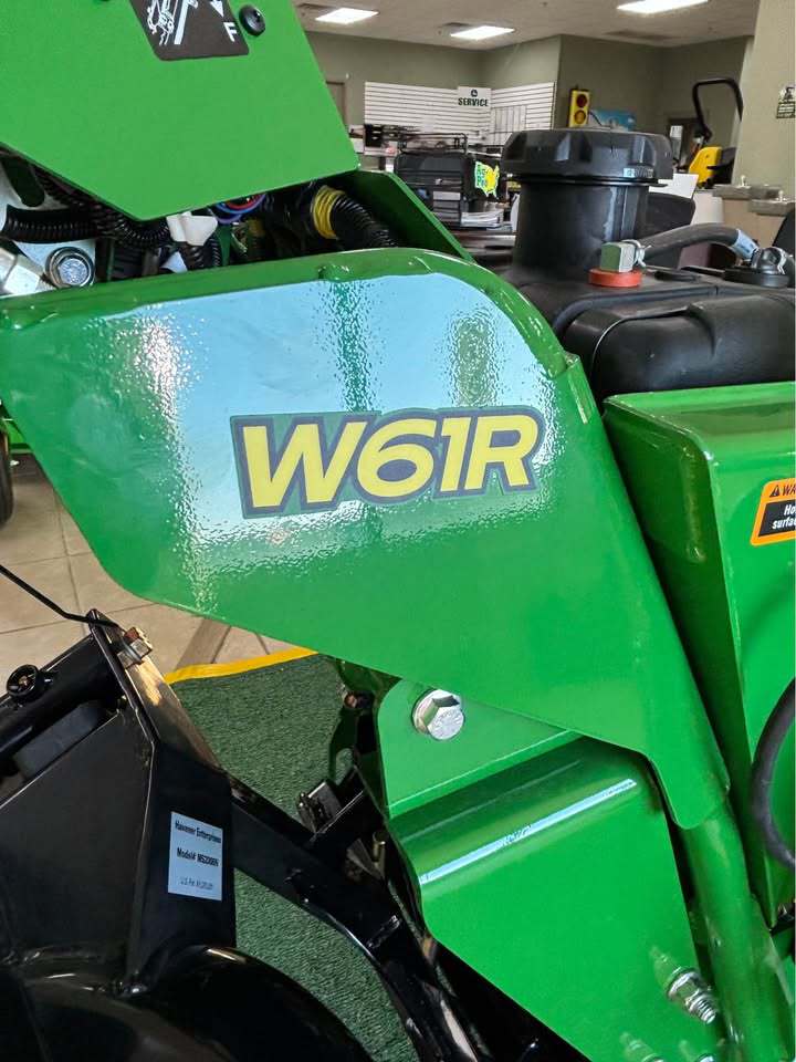 John Deere W61R Commercial Walk-Behind Mower with Michelin X Tweels & One Wheel Sulky Image 8