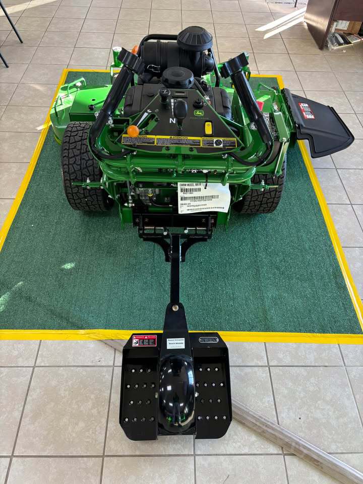 John Deere W61R Commercial Walk-Behind Mower with Michelin X Tweels & One Wheel Sulky Image 4