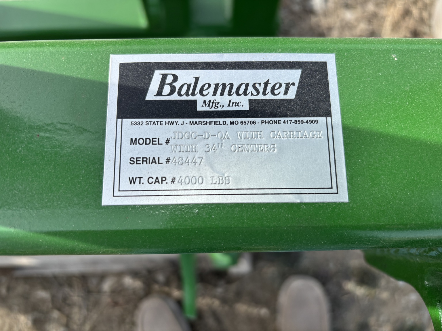  2025 BaleMaster JDGC-D at Heritage Tractor in Atchison, KS
