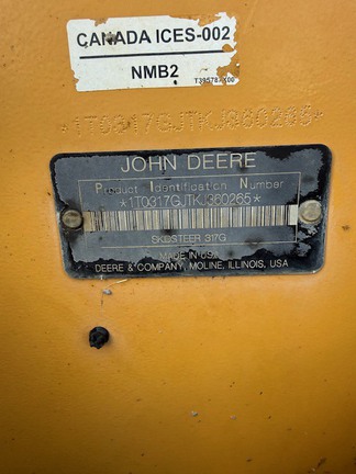Photo of 2019 John Deere 317G