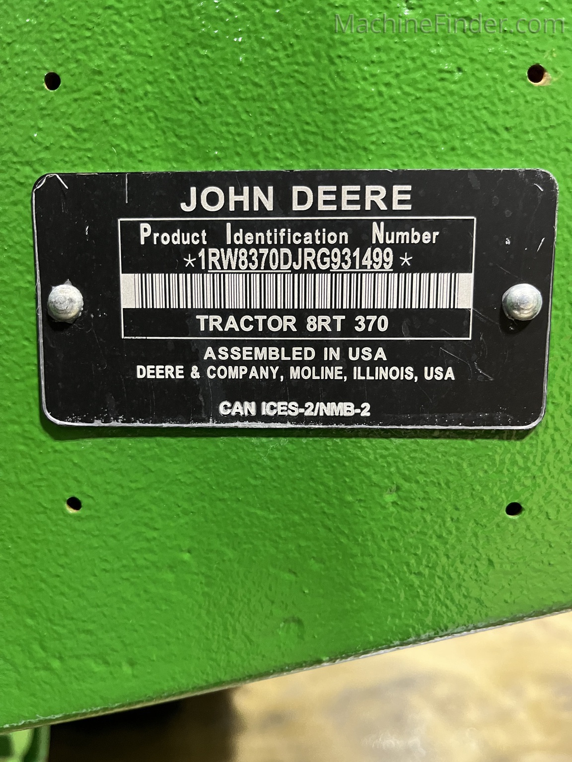 Used 2024 John Deere 8RT 370 Track Tractors at Koenig Equipment in Anna, OH - PhotoXL8
