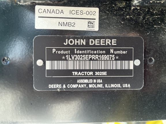 2024 John Deere 3025E