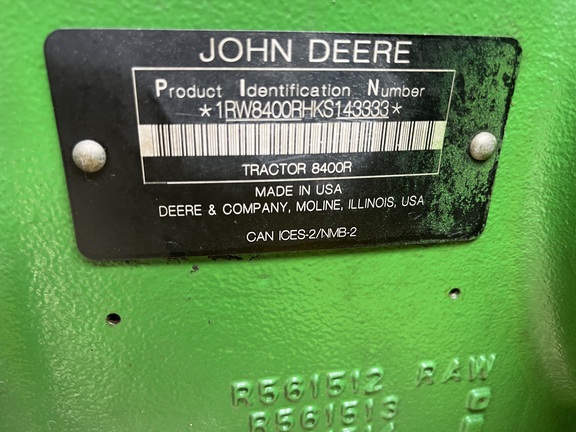 2019 John Deere 8400R - Photo42