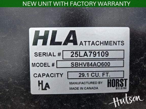 Photo of 2025 HLA SBHV84AO600