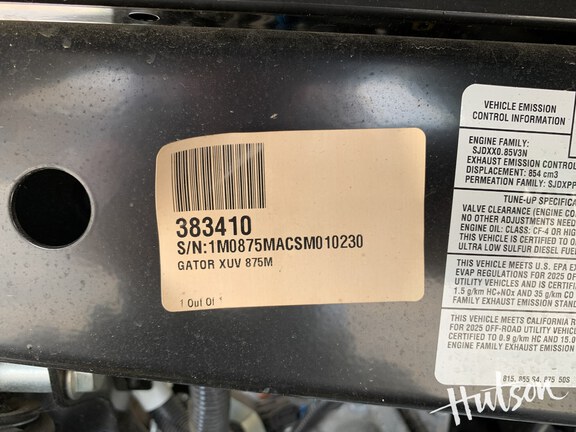 Photo of 2025 John Deere XUV 875M