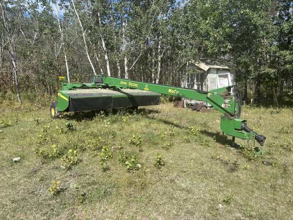 Used 2017 John Deere 956 Mower Conditioners at Horizon Ag & Turf in Lloydminster, AB - Photo1