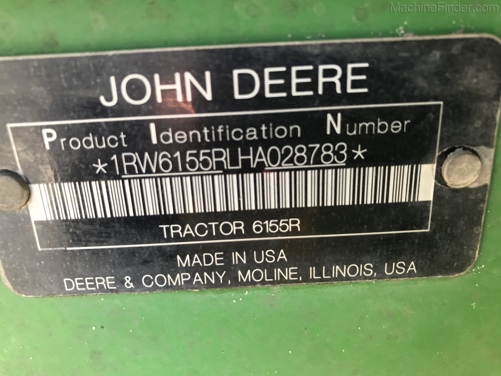 2017 John Deere 6155R Image 7