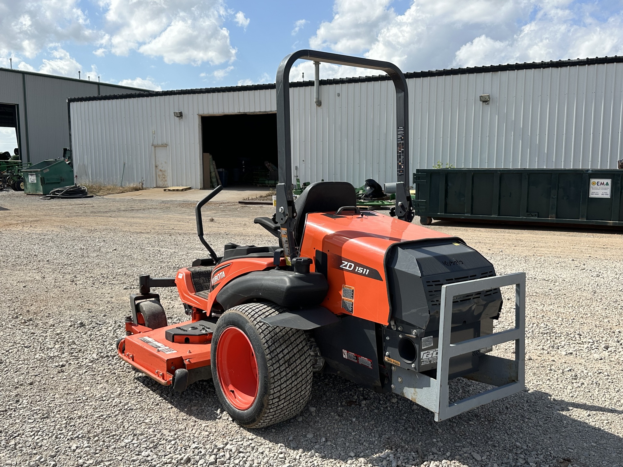2017 Kubota ZD1511 Image 4