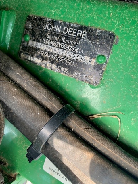 2016 John Deere 469 Silage Special Image 9