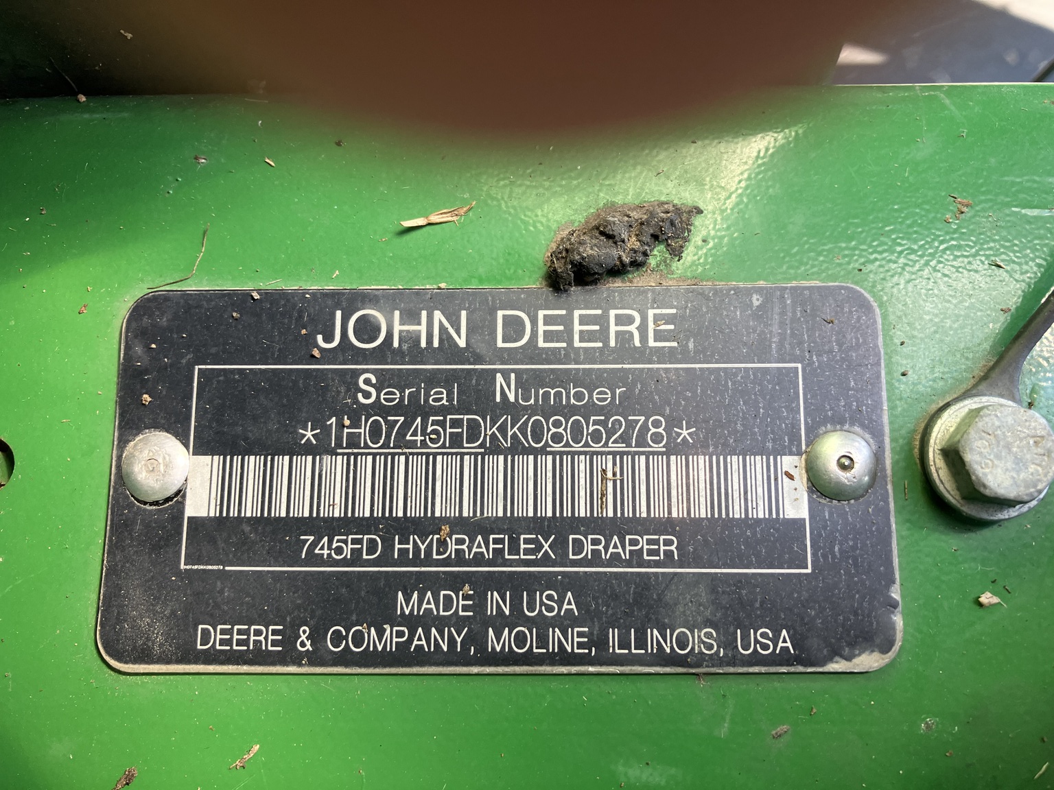  2019 John Deere 745FD at Heritage Tractor in Lamar, MO