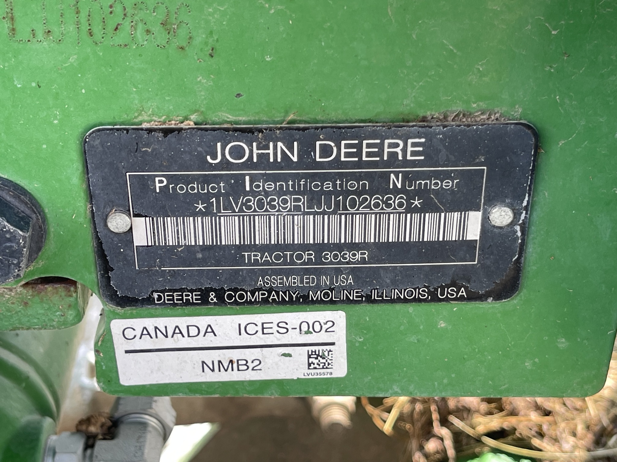  2018 John Deere 3039R at Heritage Tractor in Brimfield, IL