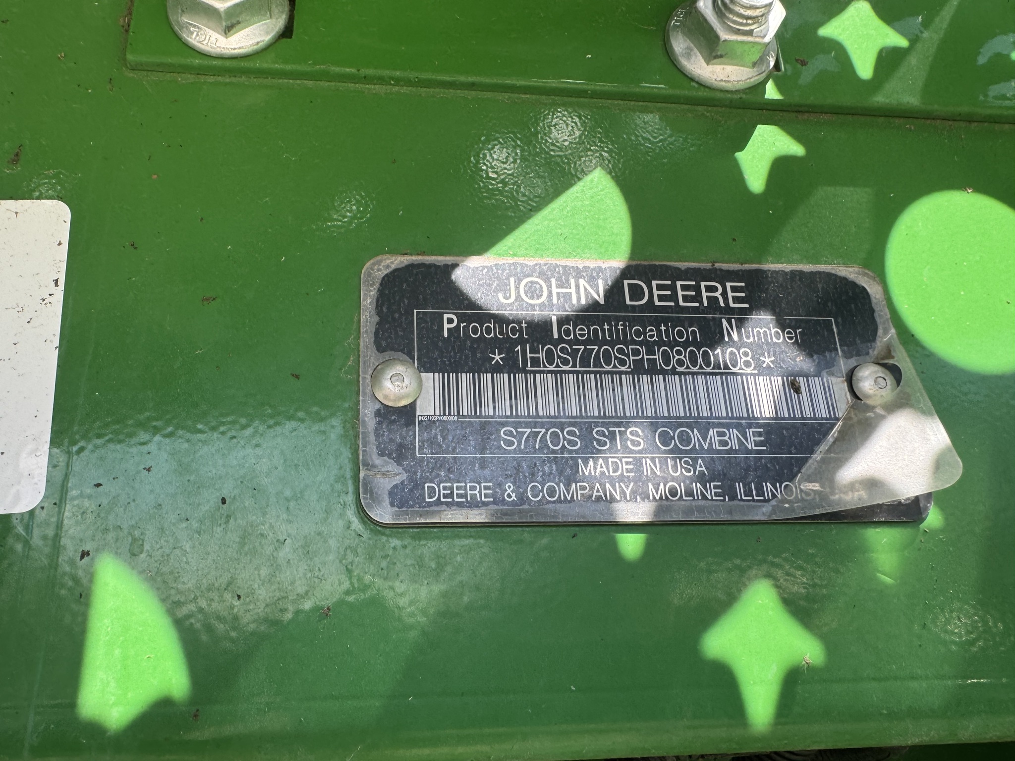 2018 John Deere S770 Image 32