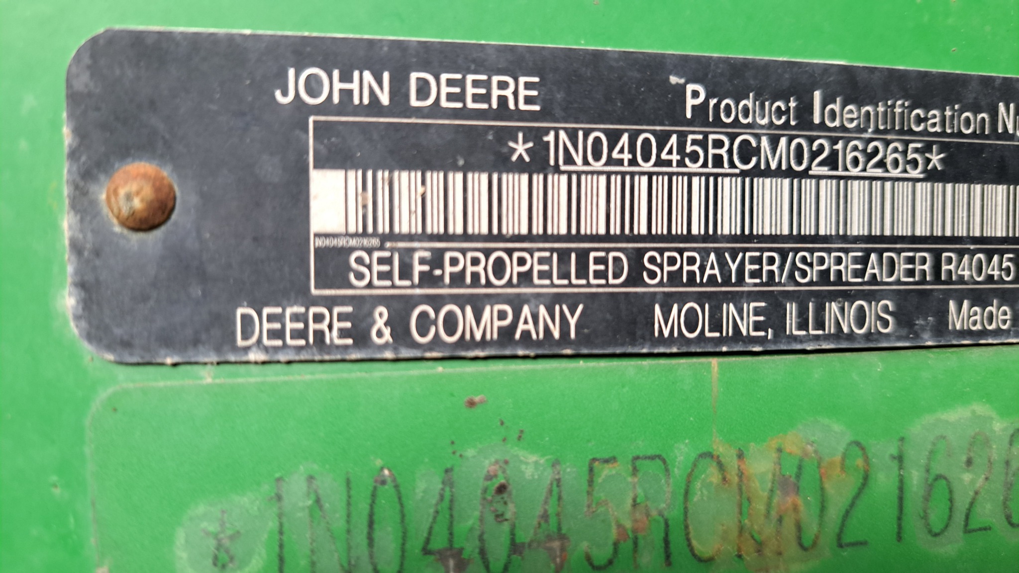  2021 John Deere R4045 at Heritage Tractor in Galesburg, IL