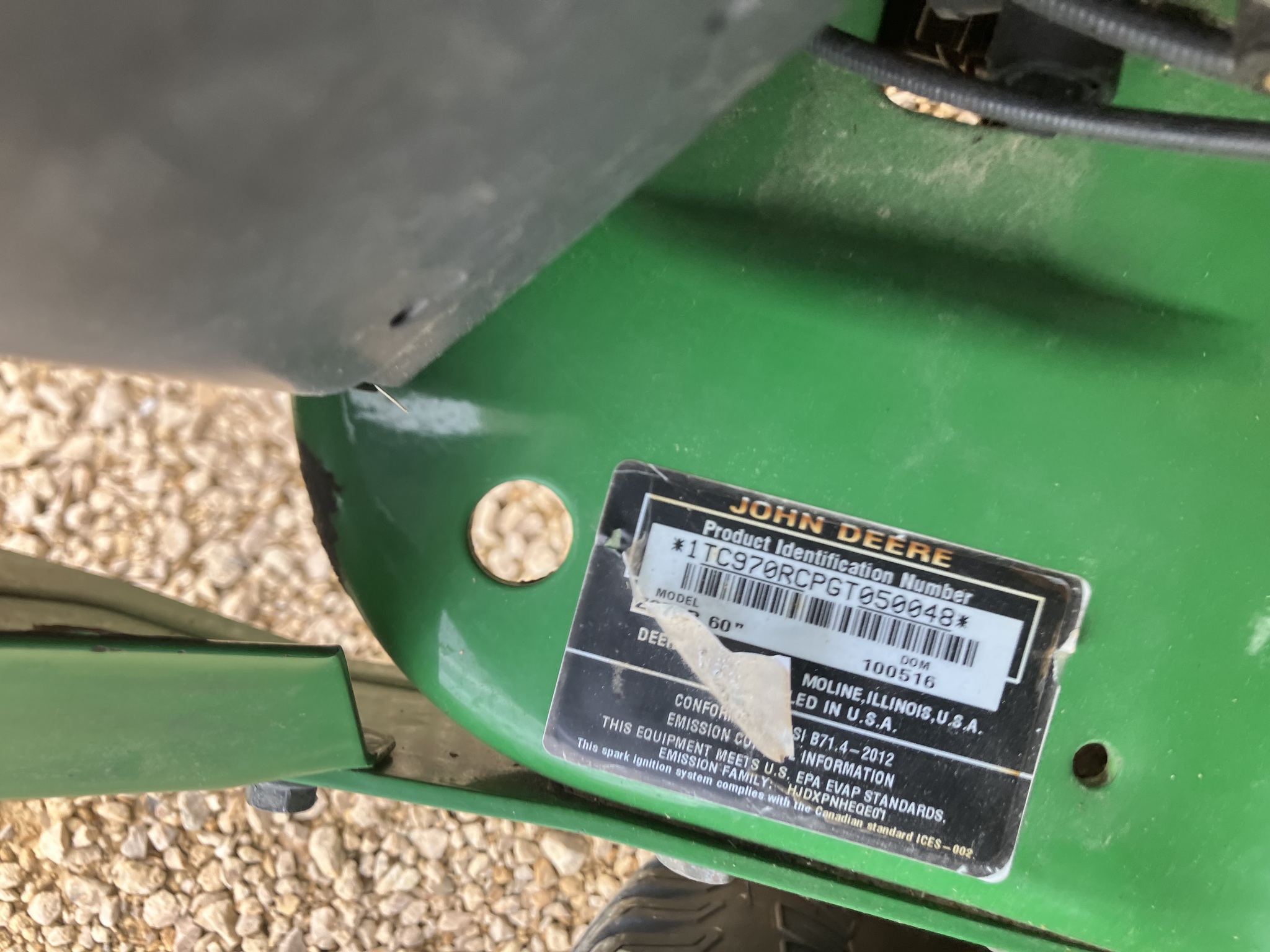 2017 John Deere Z970R Image 10