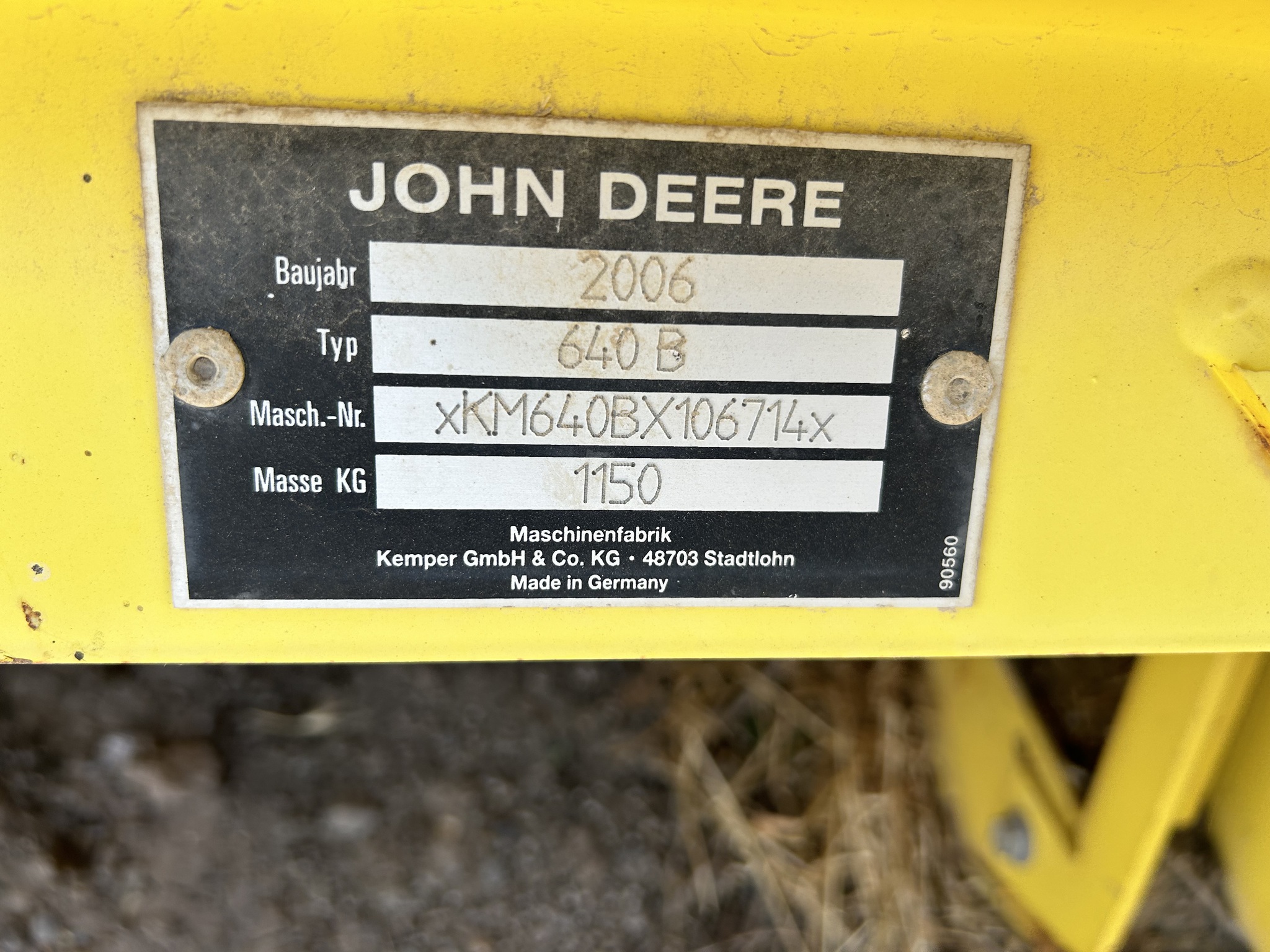 2006 John Deere 640B Image 7