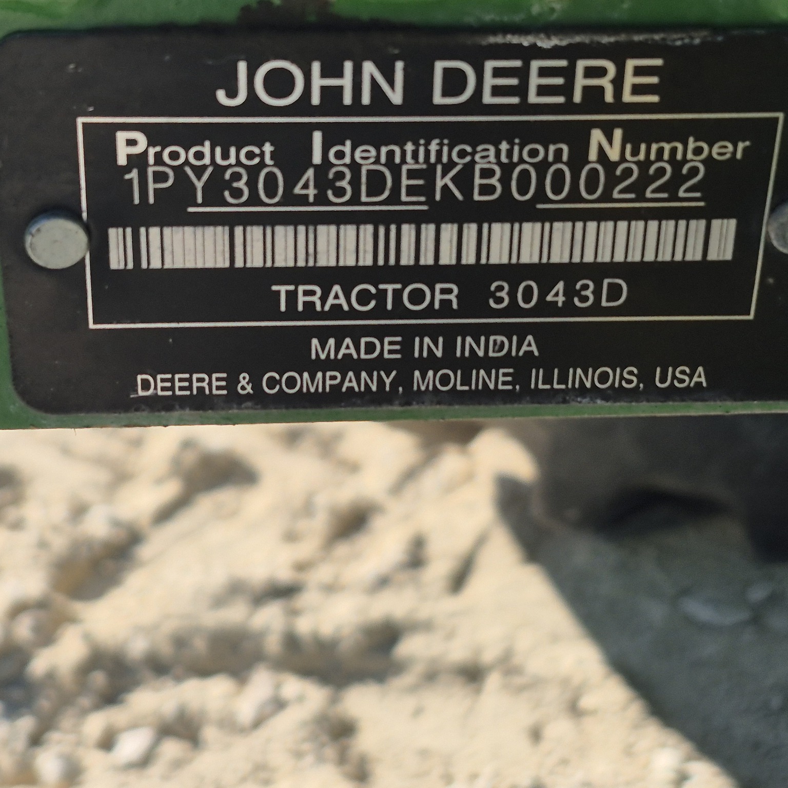 2019 John Deere 3043D Image 10