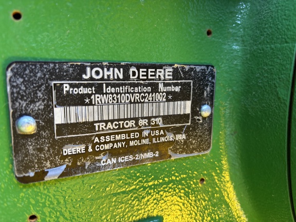 Used 2024 John Deere 8R 310 Row Crop Tractors at Koenig Equipment in Urbana, OH - Photo13