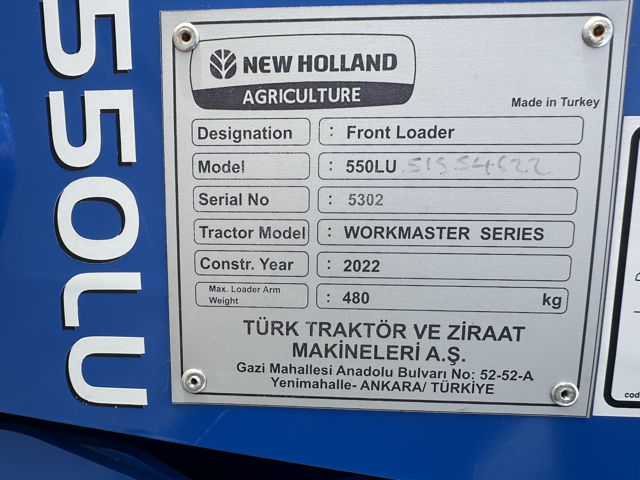 2023 New Holland Workmaster 55 Image 13