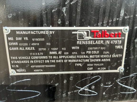 2026 Talbert 4050TA