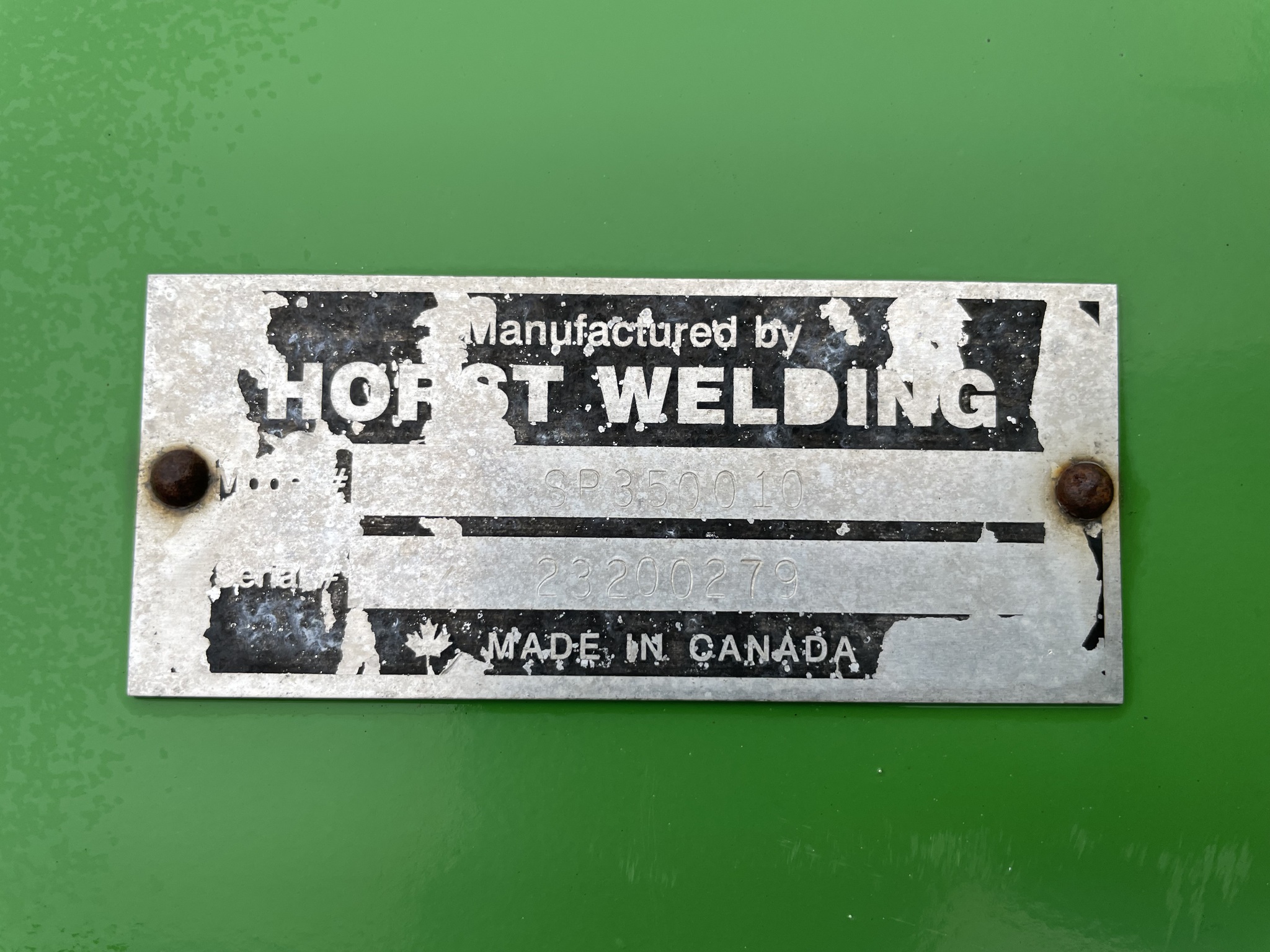 2022 Horst SP350010 Image 4