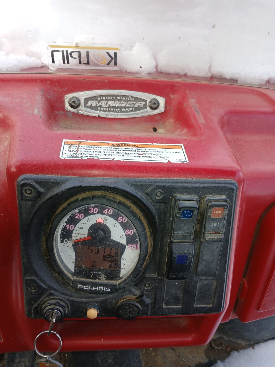 2008 Polaris Ranger XP700 Image 2