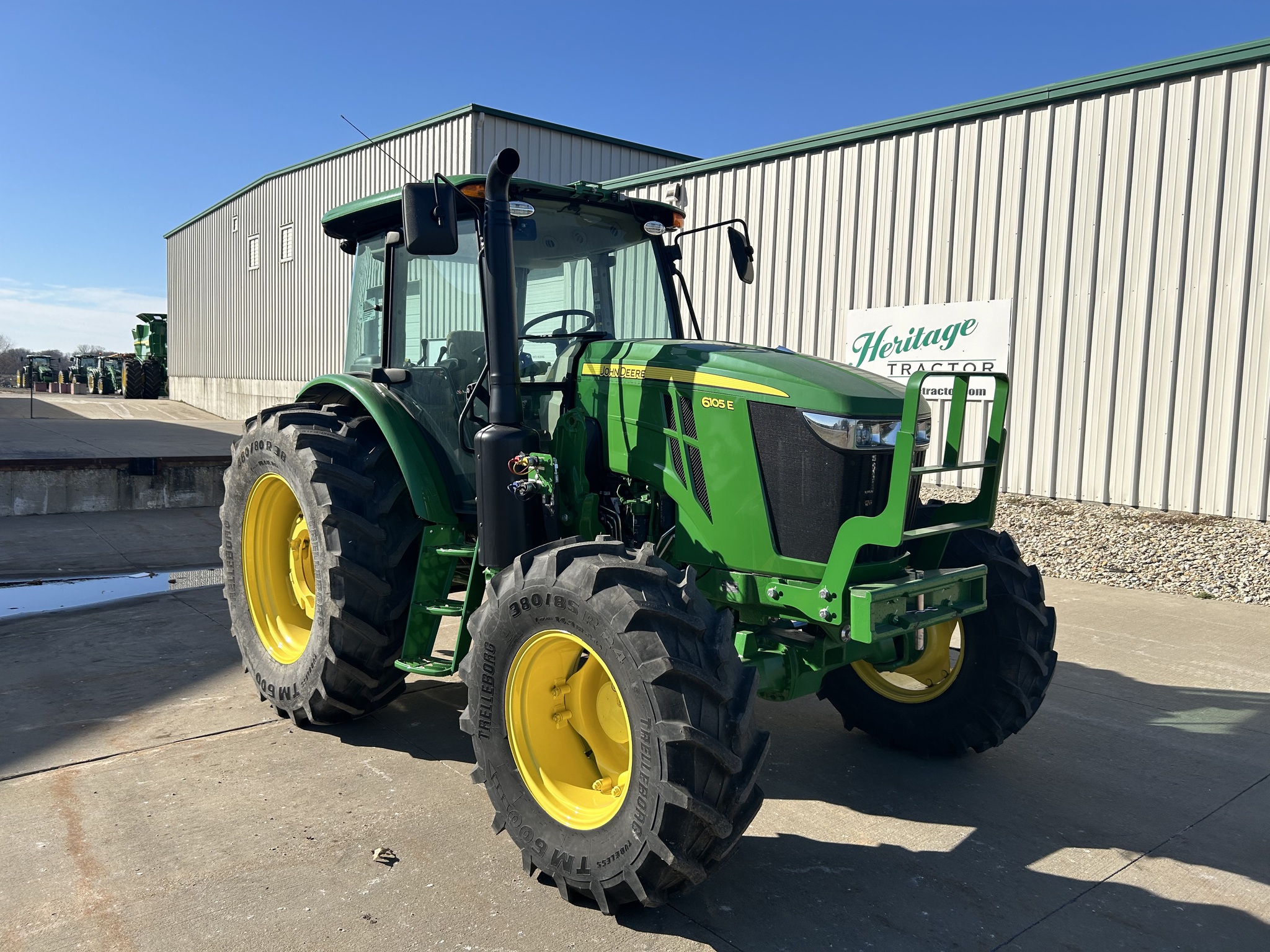  2023 John Deere 6105E at Heritage Tractor in Topeka, KS