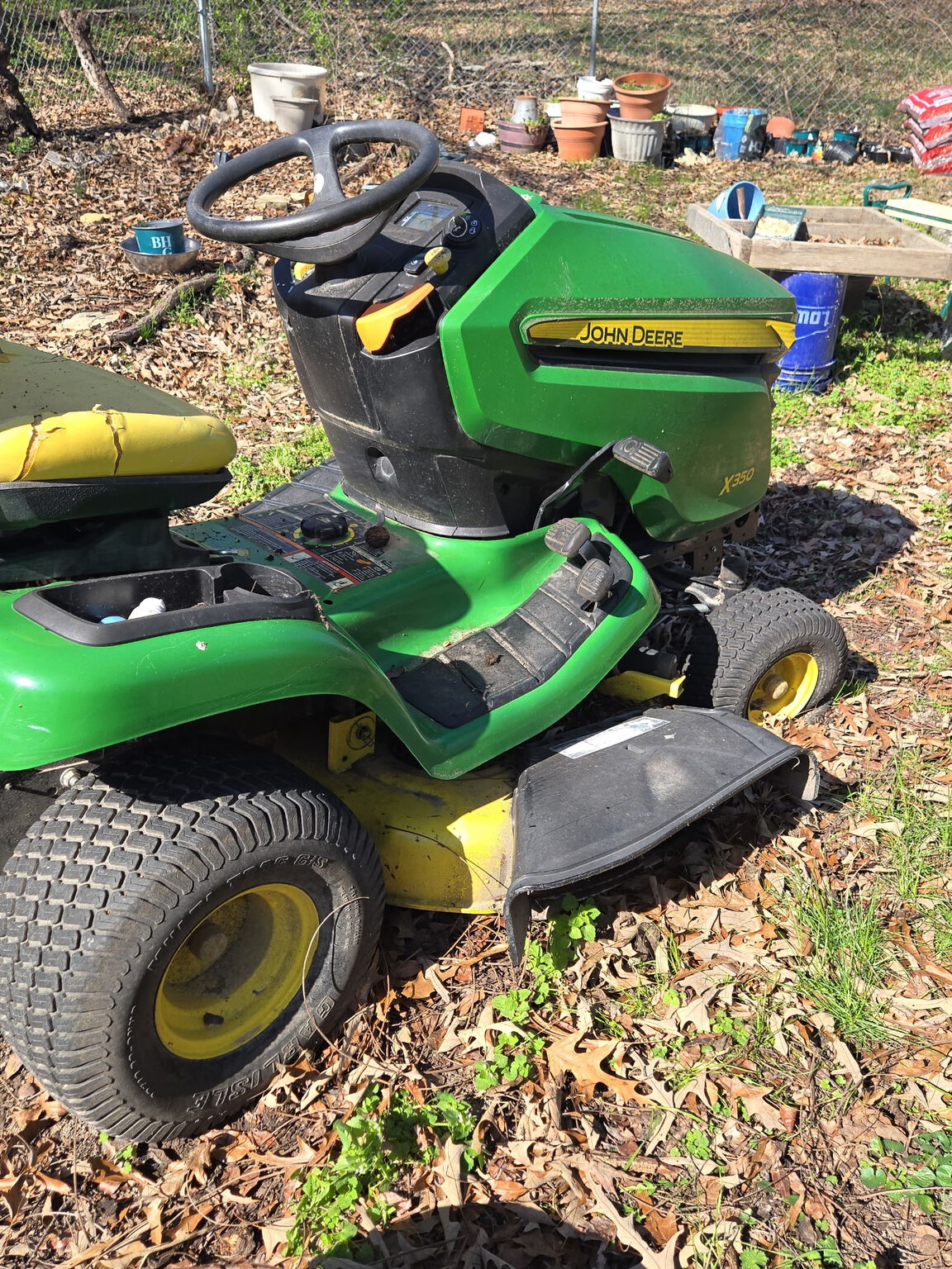  2018 John Deere X350 at Heritage Tractor in Harrison, AR