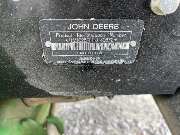 Photo of 2018 John Deere 1025R