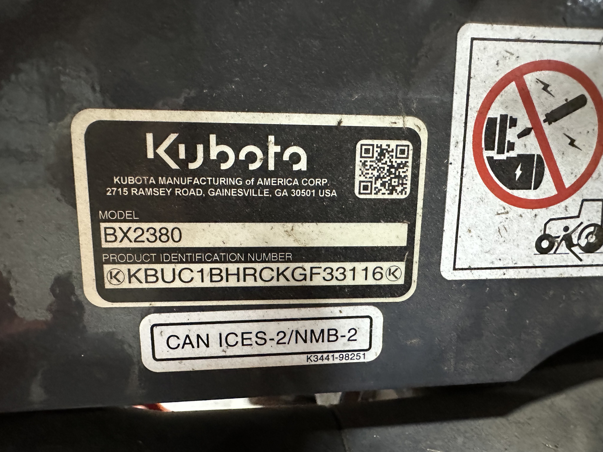 2019 Kubota BX2380 Image 18
